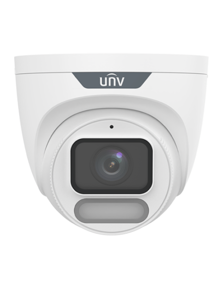 Camera IP Wise-ISP, ColorHunter, 8MP, lentila 2.8mm, WL 30M, Mic, PoE, color 24/7 - UNV IPC3628LE-ADF28K-WP