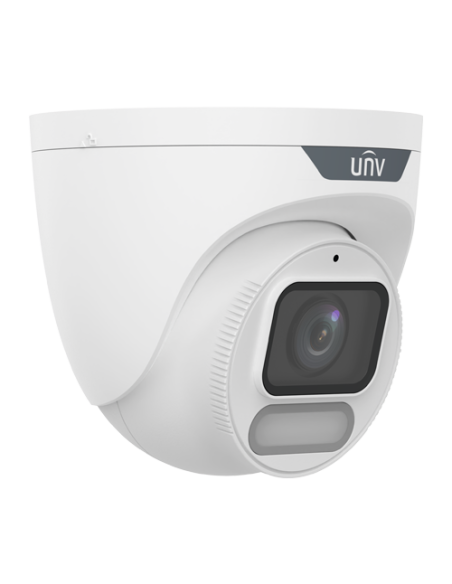 Camera IP Wise-ISP, ColorHunter, 8MP, lentila 2.8mm, WL 30M, Mic, PoE, color 24/7 - UNV IPC3628LE-ADF28K-WP