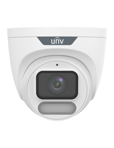 Camera IP Wise-ISP, ColorHunter, 8MP, lentila 4.0mm, WL 30M, Mic, PoE, color 24/7 - UNV IPC3628LE-ADF40K-WP