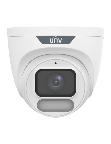 Camera IP Wise-ISP, ColorHunter, 8MP, lentila 4.0mm, WL 30M, Mic, PoE, color 24/7 - UNV IPC3628LE-ADF40K-WP