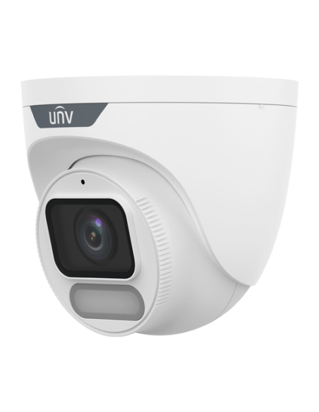 Camera IP Wise-ISP, ColorHunter, 8MP, lentila 4.0mm, WL 30M, Mic, PoE, color 24/7 - UNV IPC3628LE-ADF40K-WP