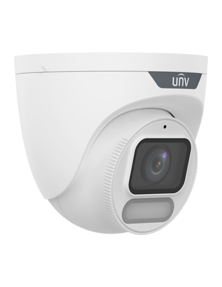 Camera IP Wise-ISP, ColorHunter, 8MP, lentila 4.0mm, WL 30M, Mic, PoE, color 24/7 - UNV IPC3628LE-ADF40K-WP