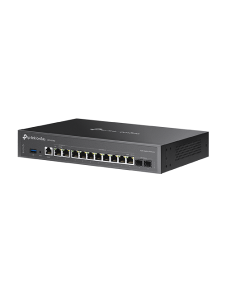 Router VPN, 2 x RJ45 2.5G, 2 x SFP Gigabit, 8 x RJ45 Gigabit, 1 x USB, 1U - TP-Link Omada ER7412-M2