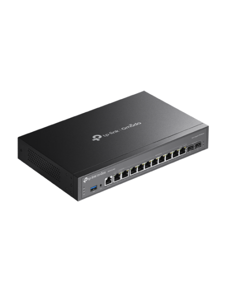 Router VPN, 2 x RJ45 2.5G, 2 x SFP Gigabit, 8 x RJ45 Gigabit, 1 x USB, 1U - TP-Link Omada ER7412-M2