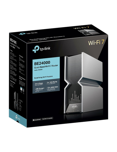 Router Wireless TP-LINK Archer BE900 Gigabit BE24000 Quad-Band WiFi 7 ArcherBE900