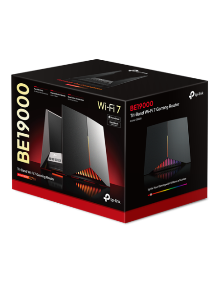 Router wireless TP-LINK GE800 BE19000 router de gaming Wi-Fi 7 Tri-Band ArcherGE800