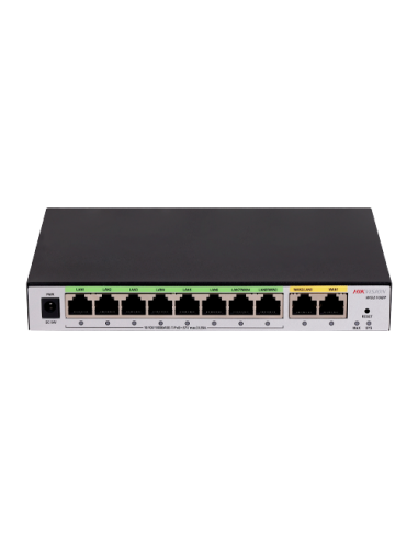 Router All in One, 2 x RJ45 Gigabit, 8 x RJ45 PoE Gigabit, Behavior Management - HIKVISION DS-3WG210GP-SI