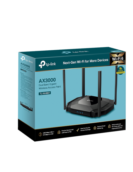 Router Wireless TP-Link TL-WA3001, AX3000, Dual-Band, Wi-Fi 6 - TP-LINK TL-WA3001