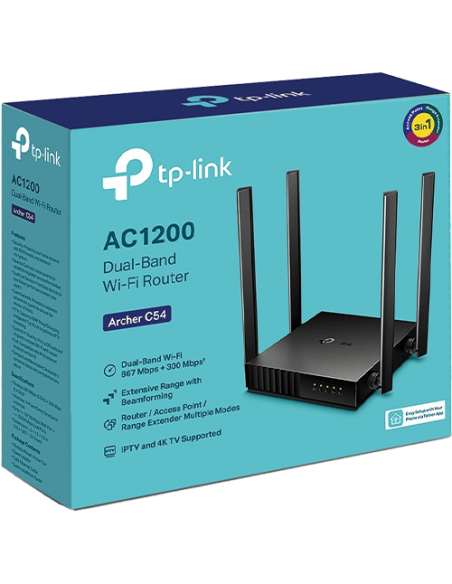 Router wireless TP-Link Archer C54 AC1200, Dual band, 4 antene ArcherC54