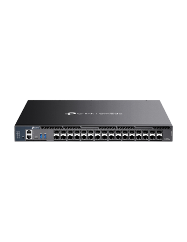 Switch L3, 26 x SFP+ 10G, 6 x SFP28 25G, Sursa redundanta 1+1, Management - TP-Link Omada SX6632YF