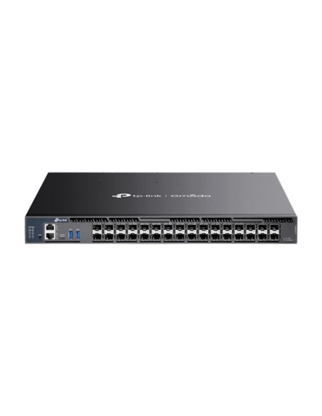Switch L3, 26 x SFP+ 10G, 6 x SFP28 25G, Sursa redundanta 1+1, Management - TP-Link Omada SX6632YF