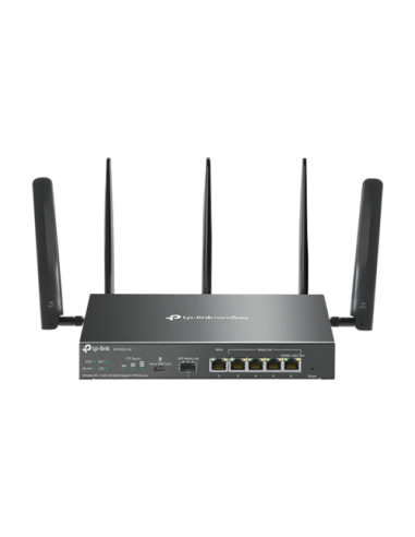 Router 4G+, Wi-Fi 6, AX3000, Nano SIM, 1 x SFP Gigabit, 5 x RJ45 Gigabit - TP-Link Omada ER706W-4G