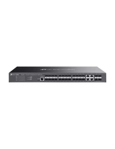Switch L2+, 20 x SFP 1G, 4 x SFP+ 10G, 4 x combo SFP/RJ45 1G, Sursa 1+1, Management  - TP-Link Omada SG3428XF