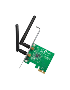 Placa de retea Wi-Fi 4, 2.4 Ghz, 300Mbps, 2dBi, PCI Express - TP-LINK TL-WN881ND
