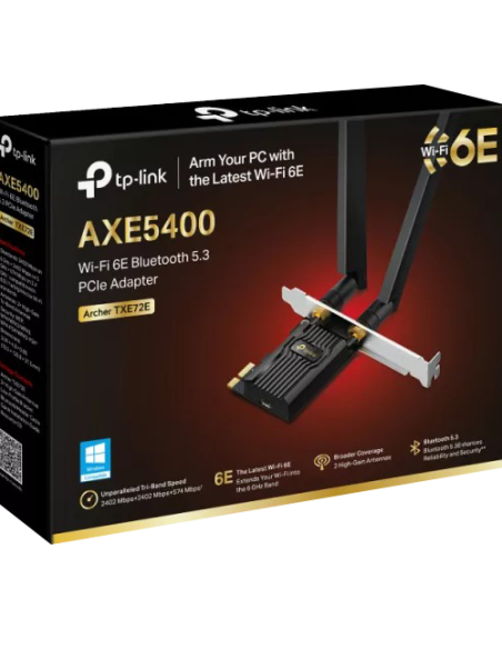 Placa de retea TP-Link Archer TXE72E Tri-Band Wi-Fi 6E Bluetooth 5.3 - TP-LINK ArcherTXE72E