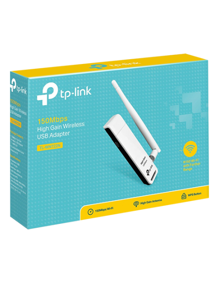 Adaptor wireless TP-LINK TL-WN722N, N150 USB 2.0 - TP-LINK TL-WN722N