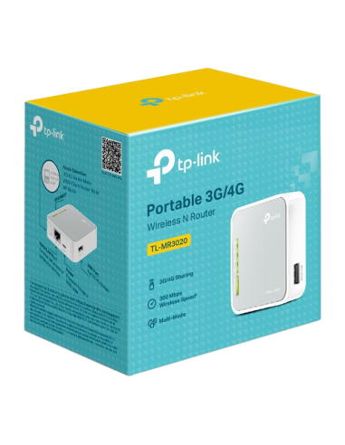 Router wireless portabil TP-LINK TL-MR3020 N300 3G/4G - TP-LINK TL-MR3020