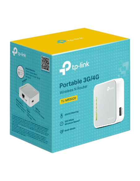 Router wireless portabil TP-LINK TL-MR3020 N300 3G/4G - TP-LINK TL-MR3020