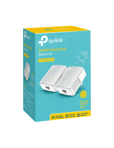 Kit Powerline AV600, 1 x RJ45 10/100 Mbps - TP-Link TL-PA4010KIT