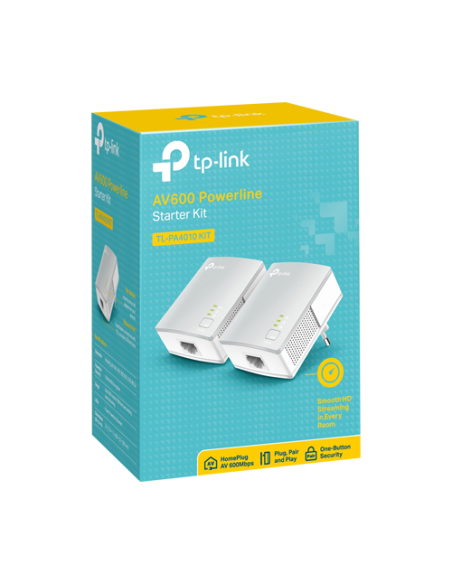 Kit Powerline AV600, 1 x RJ45 10/100 Mbps - TP-Link TL-PA4010KIT