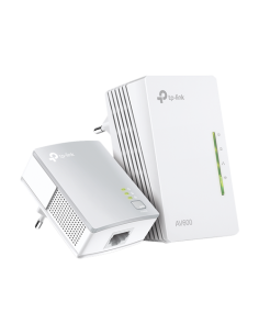 Kit Powerline AV600, Wi-Fi 4, N600 2.4GHz, 2+1 x RJ45 10/100 Mbps - TP-Link TL-WPA4220KIT