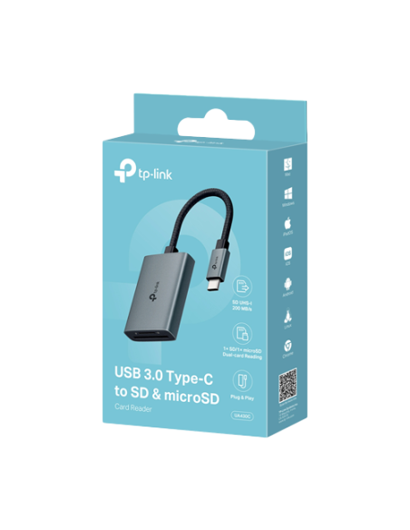 Cititor carduri UA430C, USB 3.0 Type-C la SD/microSD, UHS-I - TP-Link UA430C