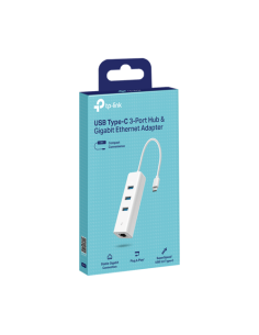 Adaptor USB Type-C la RJ45 Gigabit, 3 x USB 3.0 - TP-Link UE330C 2