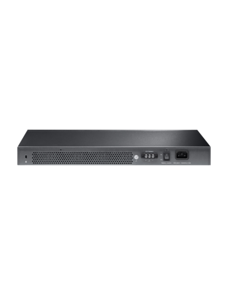 Switch L2+, 24 x RJ45 1G, 4 x SFP+ 10G, Alimentare Baterie 12V, Management - TP-Link TL-SG3428X-UPS