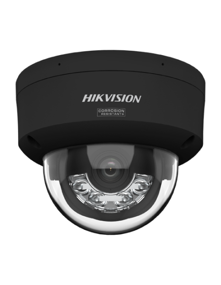 Camera IP 4MP, lentila 2.8mm, IR 30m, WL 30m ColorVu3, 2xMic, Alarma, IK10, NEAGRA - HIKVISION DS-2CD2147G3-LIS2UY-2.8mm-BLACK
