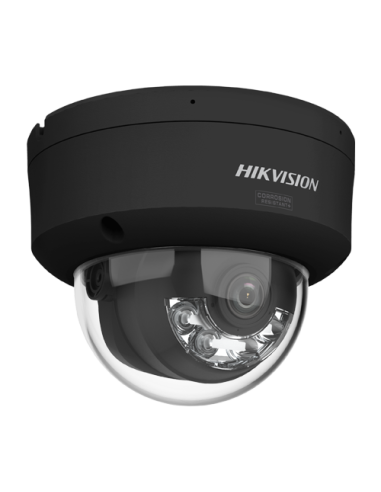 Camera IP 4MP, lentila 2.8mm, IR 30m, WL 30m ColorVu3, 2xMic, Alarma, IK10, NEAGRA - HIKVISION DS-2CD2147G3-LIS2UY-2.8mm-BLACK