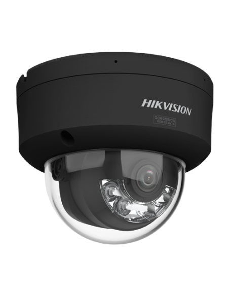 Camera IP 4MP, lentila 2.8mm, IR 30m, WL 30m ColorVu3, 2xMic, Alarma, IK10, NEAGRA - HIKVISION DS-2CD2147G3-LIS2UY-2.8mm-BLACK