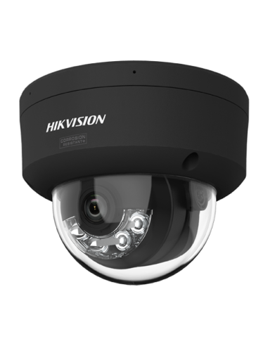 Camera IP 4MP, lentila 2.8mm, IR 30m, WL 30m ColorVu3, 2xMic, Alarma, IK10, NEAGRA - HIKVISION DS-2CD2147G3-LIS2UY-2.8mm-BLACK