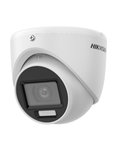 Camera AnalogHD Dual light 8.0MP, lentila 2.8mm, IR 30m, WL 20m  - HIKVISION DS-2CE76U0T-LMF-2.8mm