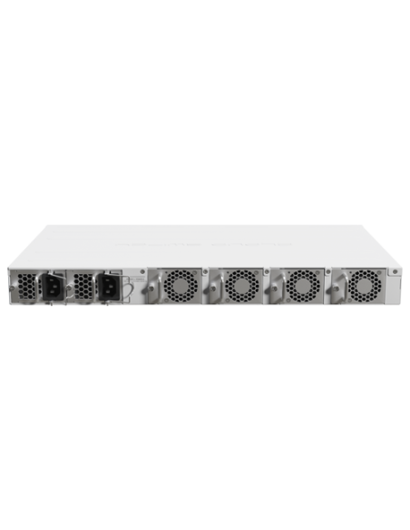 Switch 2 x QSF28 100G, 16 x SFP28 25G, 2 x RJ45 100 Mbps, 1U - MikroTik CRS518-16XS-2XQ-RM