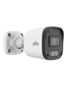 Camera IP ColorHunter 4MP, lentila 2.8mm, IR 30m, WL 15m, Mic, PoE, IP67 - UNV IPC2124LB-AF28-DL-ECO