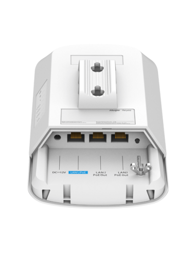 Bridge wireless 5GHz, 867Mbps, 13 dBi, 3 km, PoE IN/OUT, Cloud Management - Ruijie RG-EST330F-P