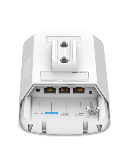 Bridge wireless 5GHz, 867Mbps, 13 dBi, 3 km, PoE IN/OUT, Cloud Management - Ruijie RG-EST330F-P