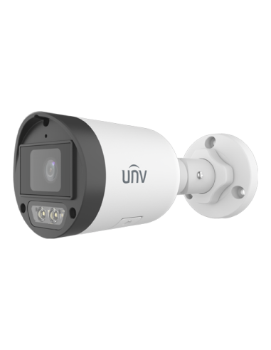 Camera IP 4MP, Dual Light, lentila 2.8mm, IR 30m, WL 30m, Mic, SDCard, PoE, IP67 - UNV IPC2124LB-AF28K-DL2