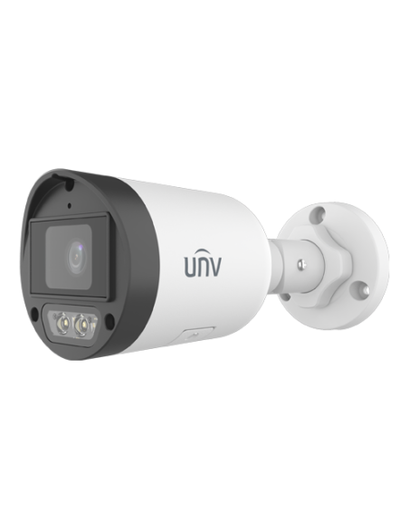 Camera IP 4MP, Dual Light, lentila 2.8mm, IR 30m, WL 30m, Mic, SDCard, PoE, IP67 - UNV IPC2124LB-AF28K-DL2