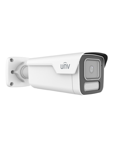 Camera IP Wise-ISP ColorHunter, 8MP, lentila 2.8mm, WL 40m, Alarma, Mic, PoE, Color 24/7, IK10 - UNV IPC2B18SE-ADF28K-WP-I1
