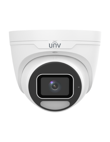Camera IP Wise-ISP ColorHunter, 8MP, lentila 2.8mm, WL 30m, Alarma, Mic, PoE, Color 24/7, IK10 - UNV IPC3638SE-ADF28K-WP-I1