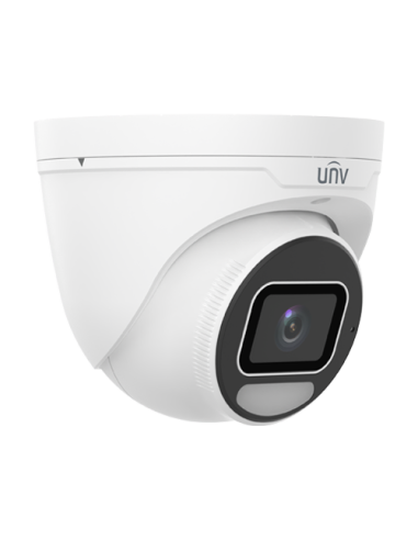 Camera IP Wise-ISP ColorHunter, 8MP, lentila 2.8mm, WL 30m, Alarma, Mic, PoE, Color 24/7, IK10 - UNV IPC3638SE-ADF28K-WP-I1