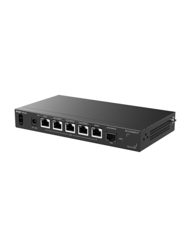 Router 5 x RJ45 2.5G (4 x PoE+), 1 x SFP+ 10G, Multi-WAN, Cloud Management - Ruijie Reyee RG-EG406XS-P
