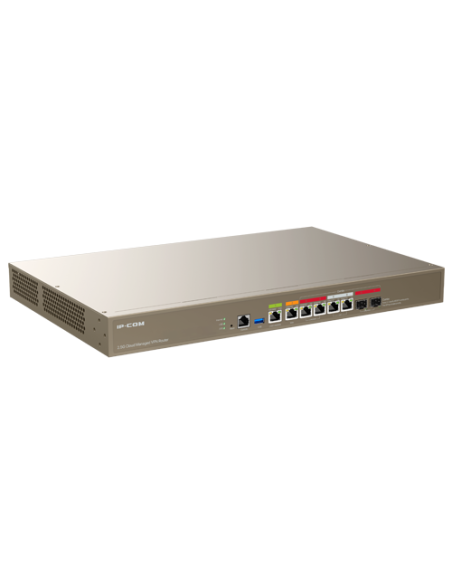Router VPN, 1 x RJ45 2.5G, 3 x RJ45 1G, 2 x combo SFP/RJ45 1G, Multi-WAN, Cloud Managed - IP-COM M50-F