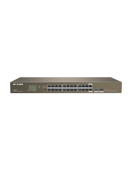 Switch 24 x RJ45 1G, 2 x combo SFP 1G - IP-COM G1024F