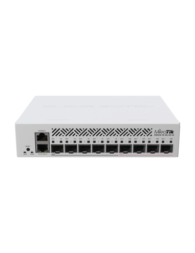 Switch L3, 5 x SFP 1G, 4 x SFP+ 10G, 1 x RJ45 1G, PoE In af/at, 1U - Mikrotik CRS310-1G-5S-4S+IN