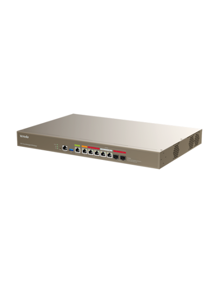 Router 1 x RJ45 2.5G, 3 x RJ45 1G, 2 x combo RJ45/SFP 1G, Multi-WAN, Cloud Management - TENDA TND-G300-F