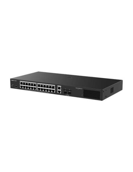 Switch L2, 24 x RJ45 1G PoE+, 2 x RJ45 1G, 2 x SFP 1G, Cloud Management - Ruijie Reyee RG-ES228GS-LP