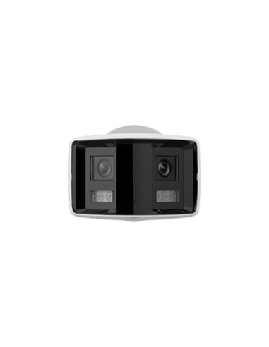 DarkFighter, AcuSense - Camera IP, 4MP, Panoramic view 180°, lentila 2.8mm, IR 40m, Audio, Alarma, PoE, IP67 - HIKVISION DS