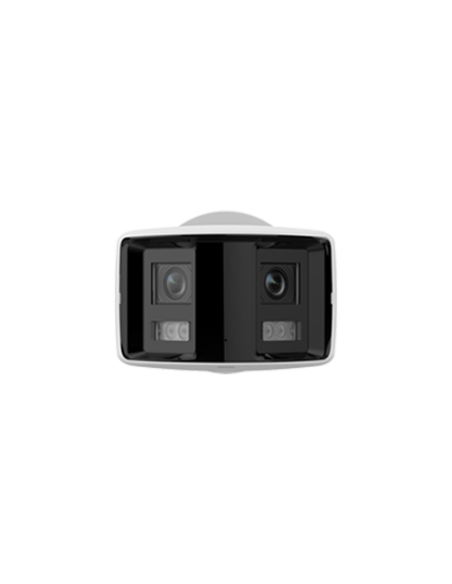 DarkFighter, AcuSense - Camera IP, 4MP, Panoramic view 180°, lentila 2.8mm, IR 40m, Audio, Alarma, PoE, IP67 - HIKVISION DS
